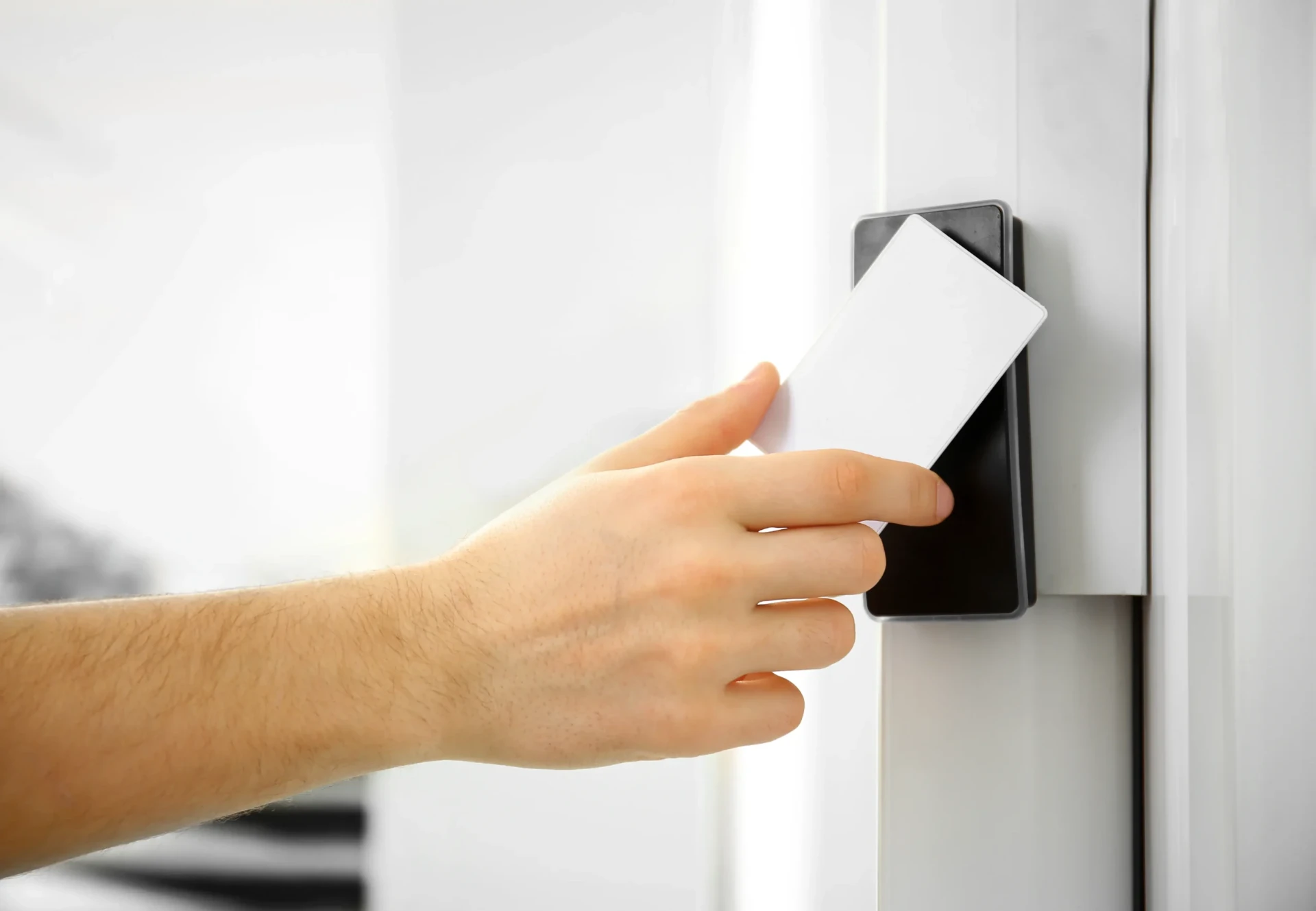 Access control door with Kisi reader